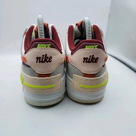 Nike Air Force 1 Shadow Low Trainers UK5/US7.5/EU38.5 CU8591-600 Orange Pearl - Picture 5 of 7